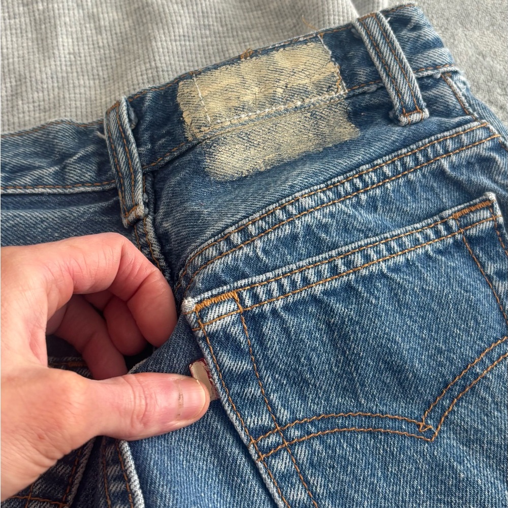 Vintage Levi’s Buttonfly Upcycled, Sz 23, ReDun - Picture 10 of 15
